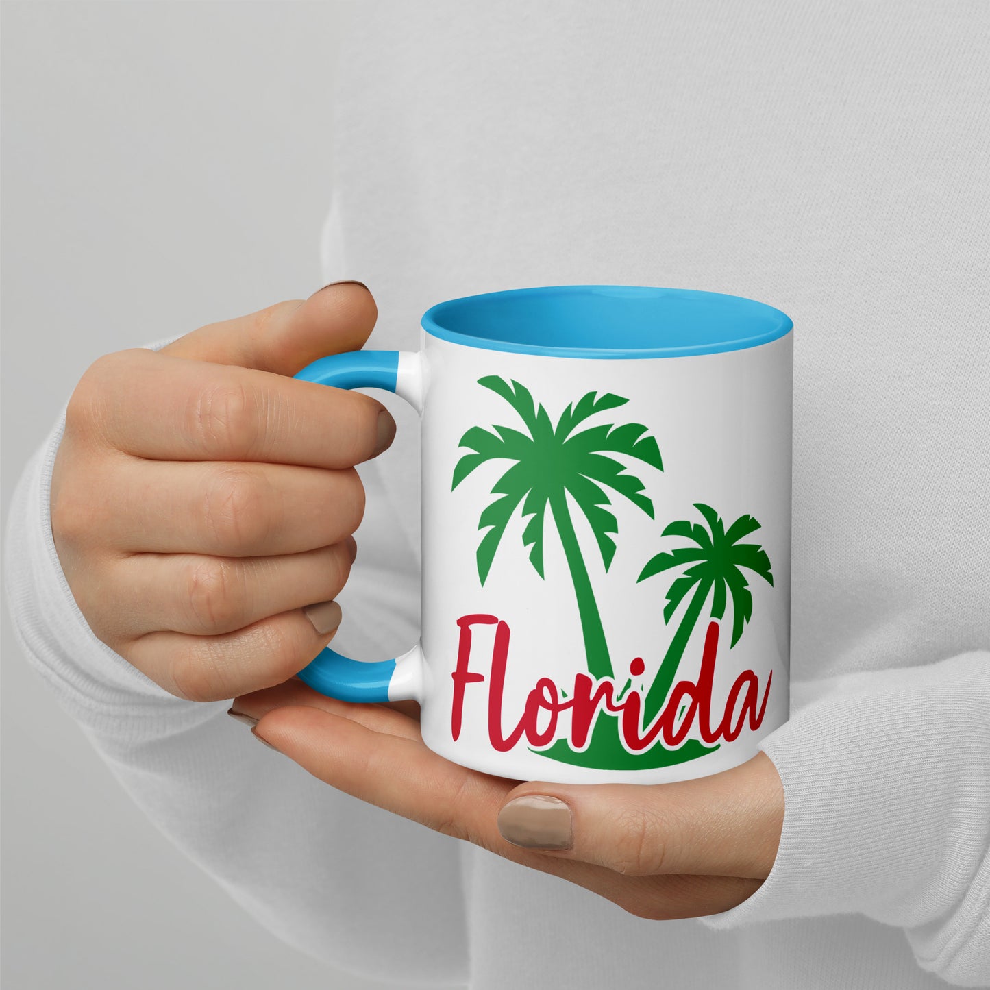 FLORIDA PALM TREES Mug - Florida Palm Tree Mugs - FL Palm Tree Mugs V2U