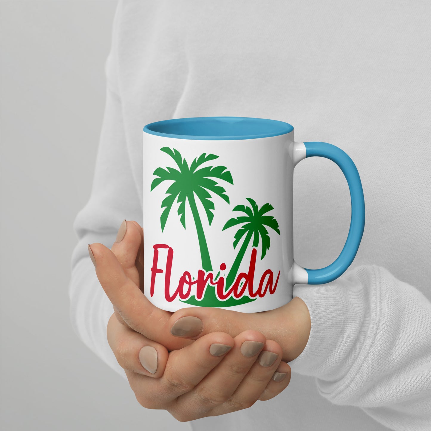 FLORIDA PALM TREES Mug - Florida Palm Tree Mugs - FL Palm Tree Mugs V2U