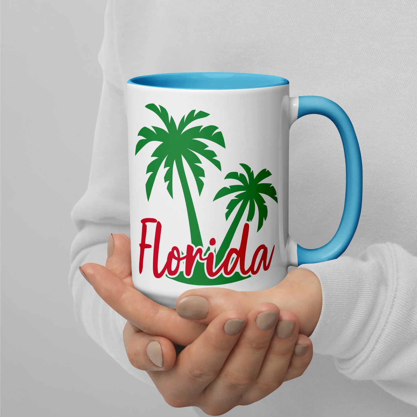 FLORIDA PALM TREES Mug - Florida Palm Tree Mugs - FL Palm Tree Mugs V2U