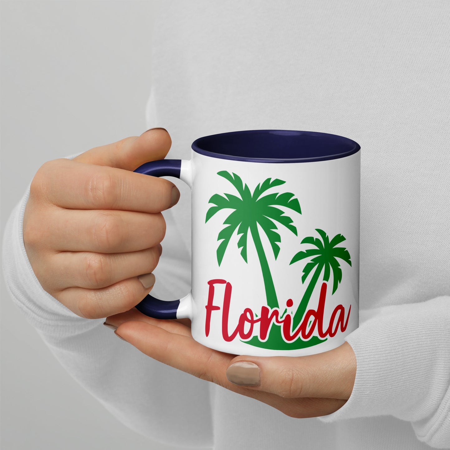 FLORIDA PALM TREES Mug - Florida Palm Tree Mugs - FL Palm Tree Mugs V2U