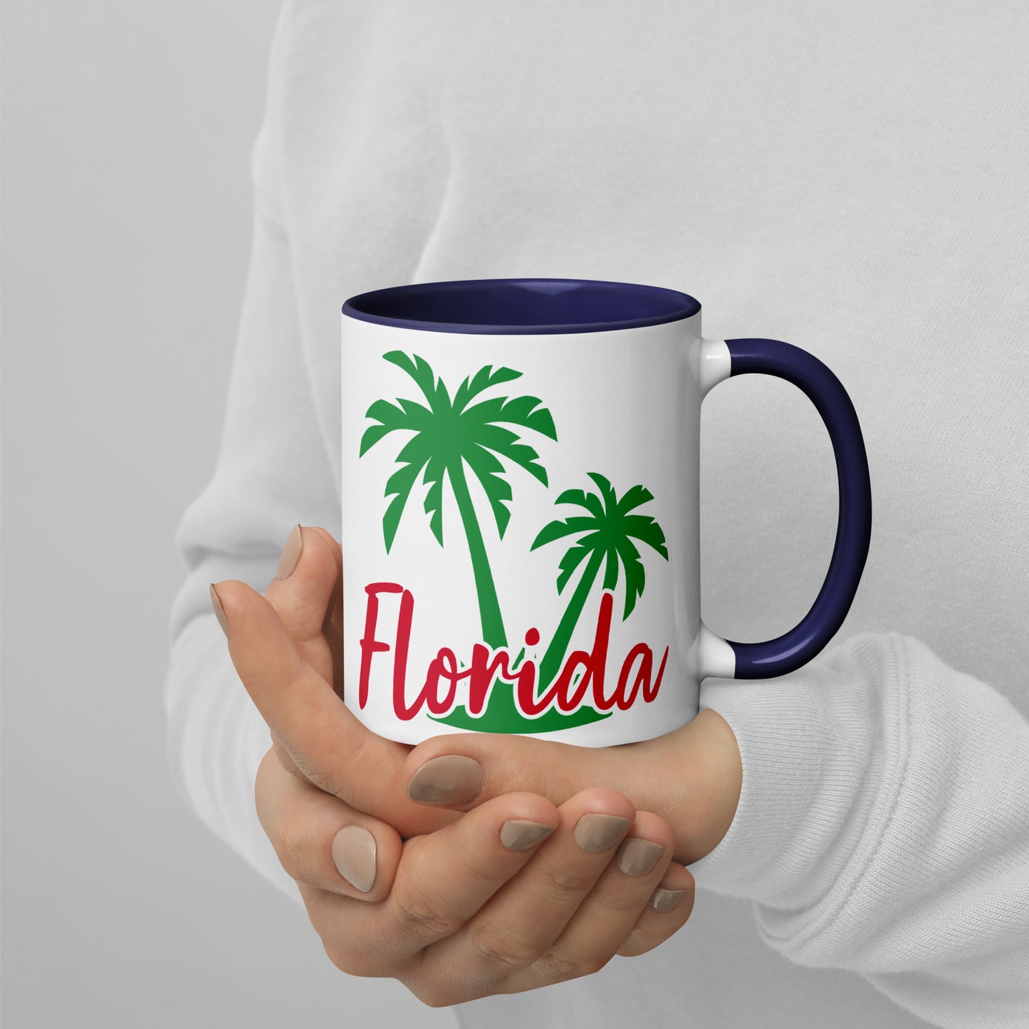 FLORIDA PALM TREES Mug - Florida Palm Tree Mugs - FL Palm Tree Mugs V2U