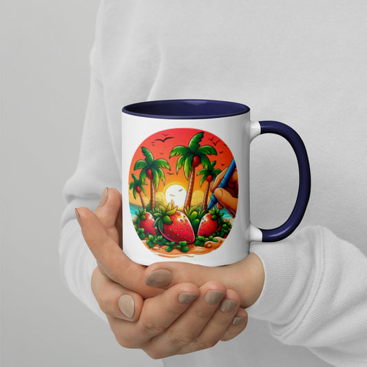 STRAWBERRY PALM TREES Florida Mug - Strawberry Mug Florida
