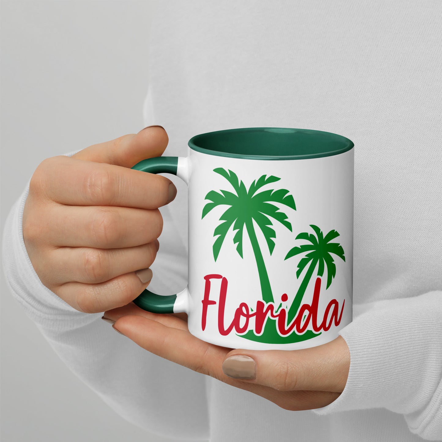 FLORIDA PALM TREES Mug - Florida Palm Tree Mugs - FL Palm Tree Mugs V2U