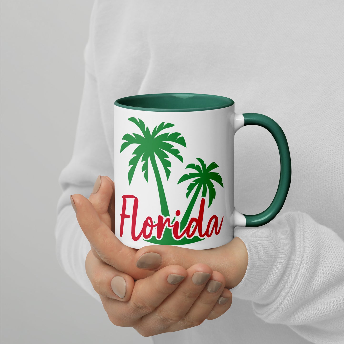 FLORIDA PALM TREES Mug - Florida Palm Tree Mugs - FL Palm Tree Mugs V2U