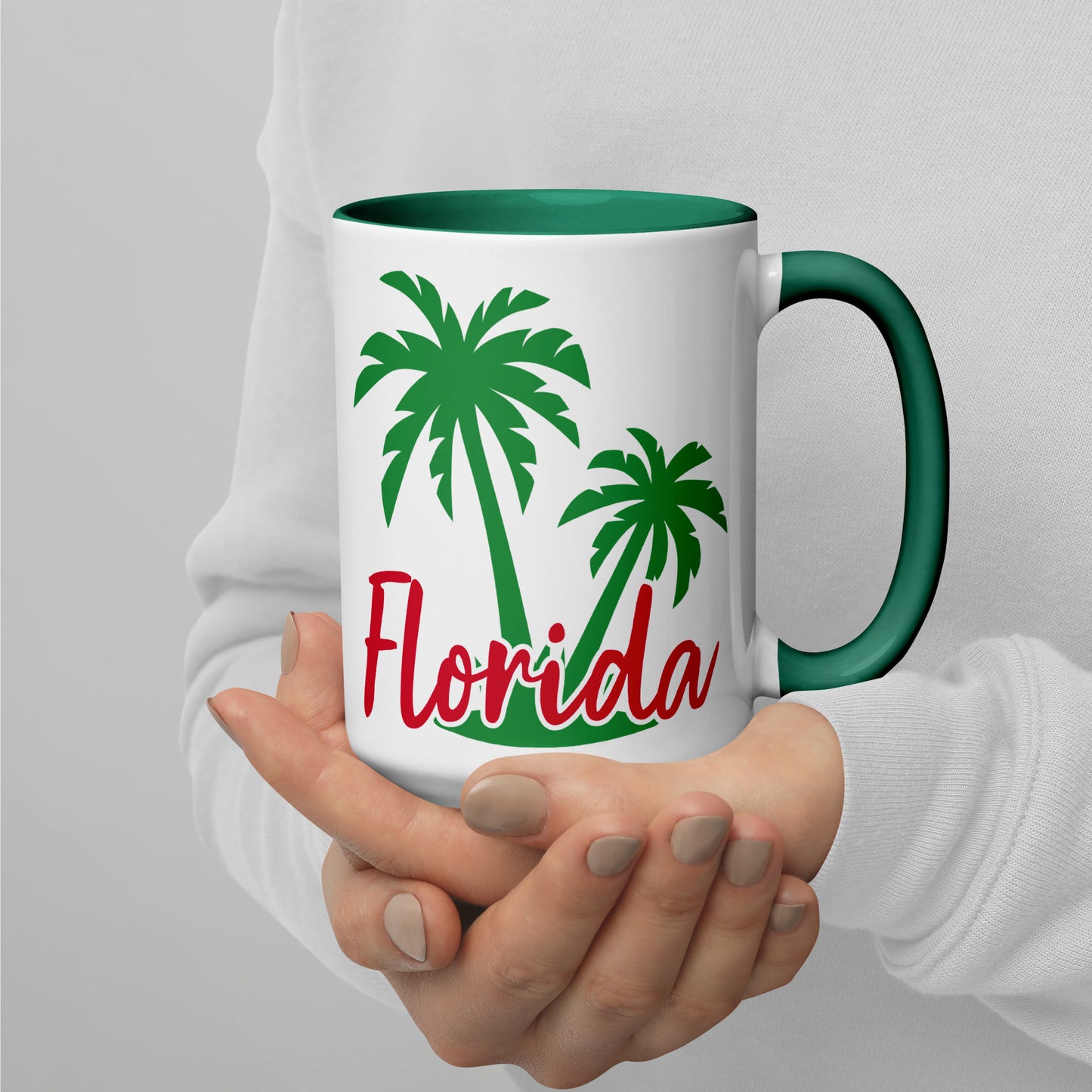 FLORIDA PALM TREES Mug - Florida Palm Tree Mugs - FL Palm Tree Mugs V2U