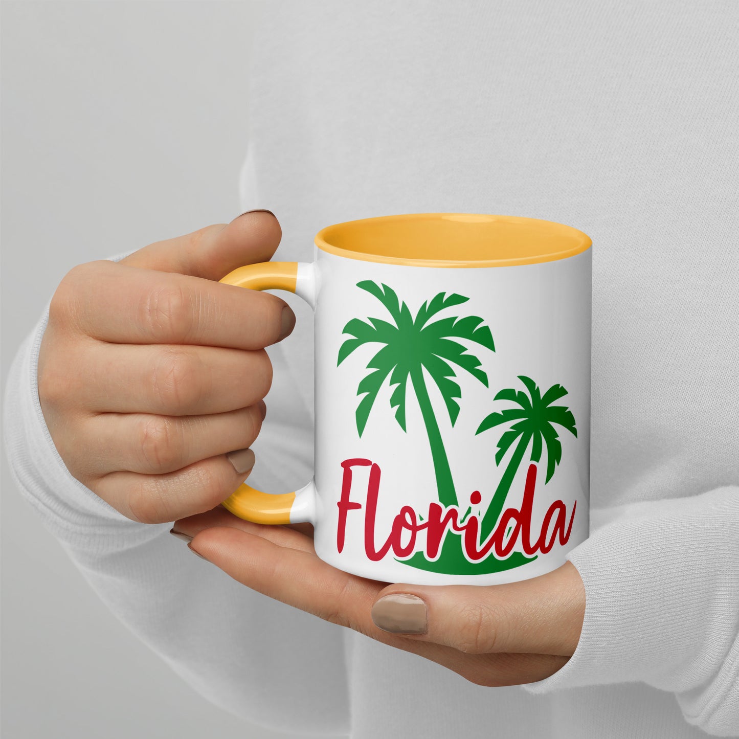 FLORIDA PALM TREES Mug - Florida Palm Tree Mugs - FL Palm Tree Mugs V2U