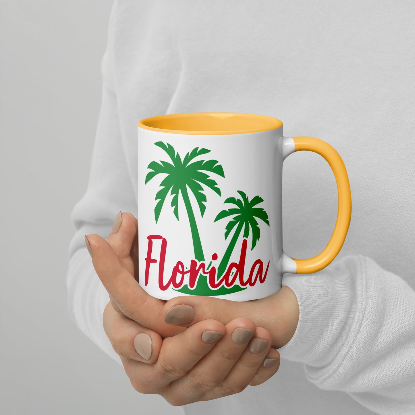 FLORIDA PALM TREES Mug - Florida Palm Tree Mugs - FL Palm Tree Mugs V2U
