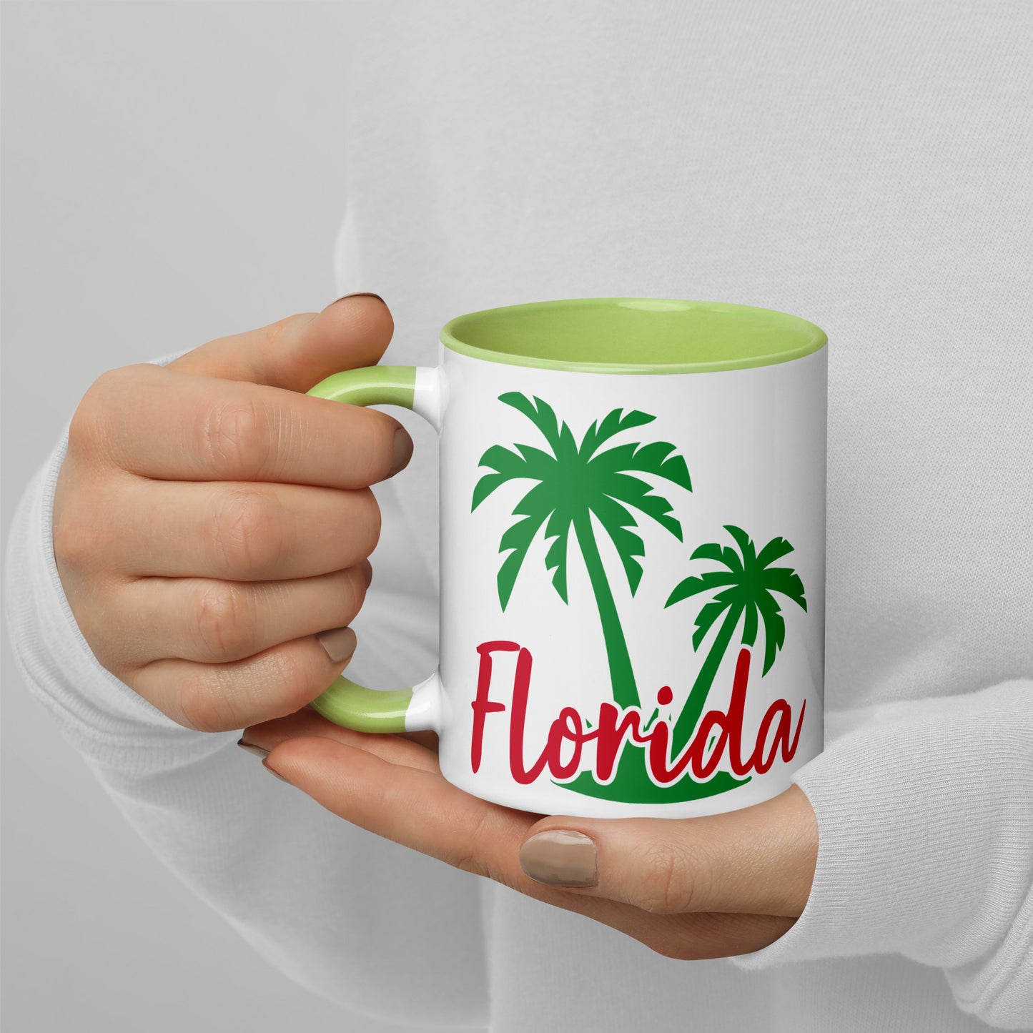 FLORIDA PALM TREES Mug - Florida Palm Tree Mugs - FL Palm Tree Mugs V2U