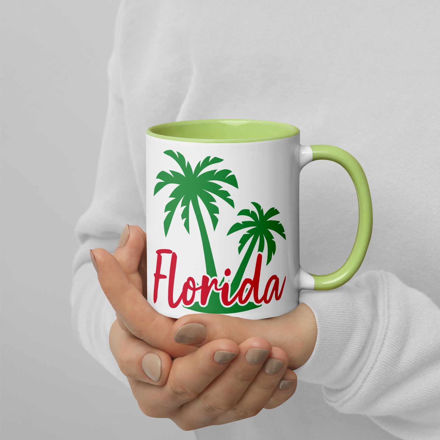 FLORIDA PALM TREES Mug - Florida Palm Tree Mugs - FL Palm Tree Mugs V2U