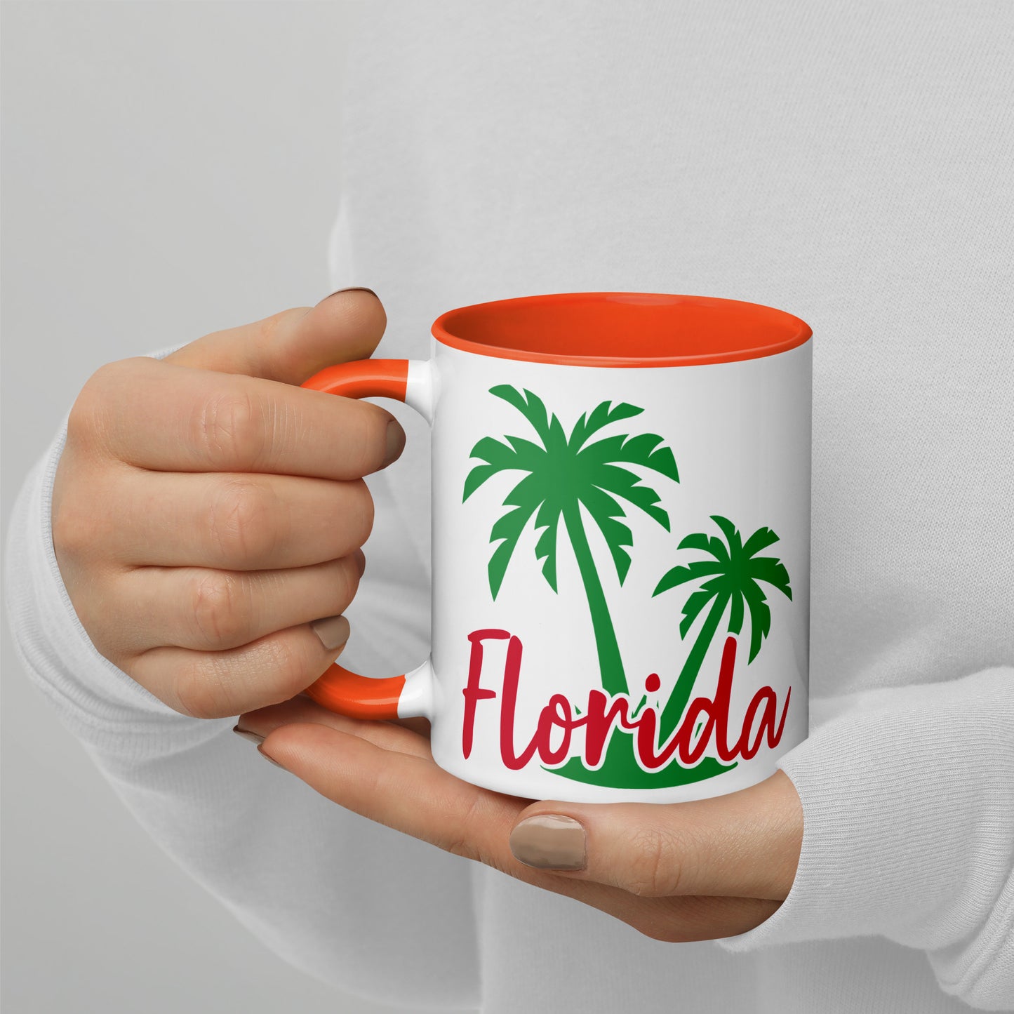 FLORIDA PALM TREES Mug - Florida Palm Tree Mugs - FL Palm Tree Mugs V2U