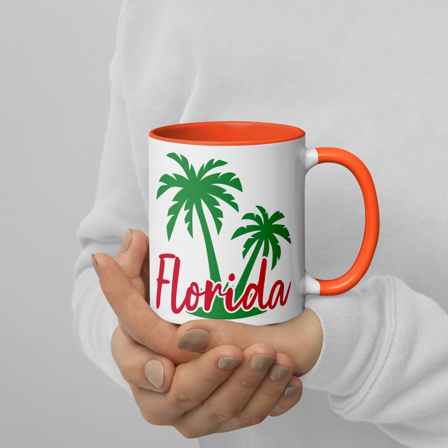 FLORIDA PALM TREES Mug - Florida Palm Tree Mugs - FL Palm Tree Mugs V2U