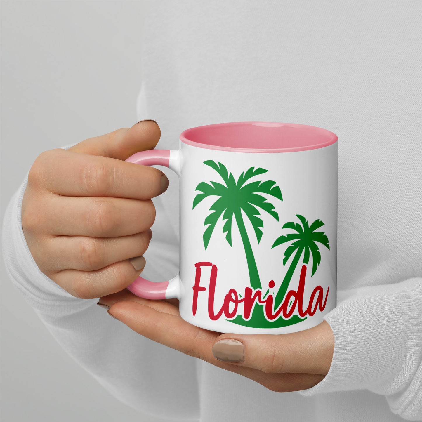 FLORIDA PALM TREES Mug - Florida Palm Tree Mugs - FL Palm Tree Mugs V2U