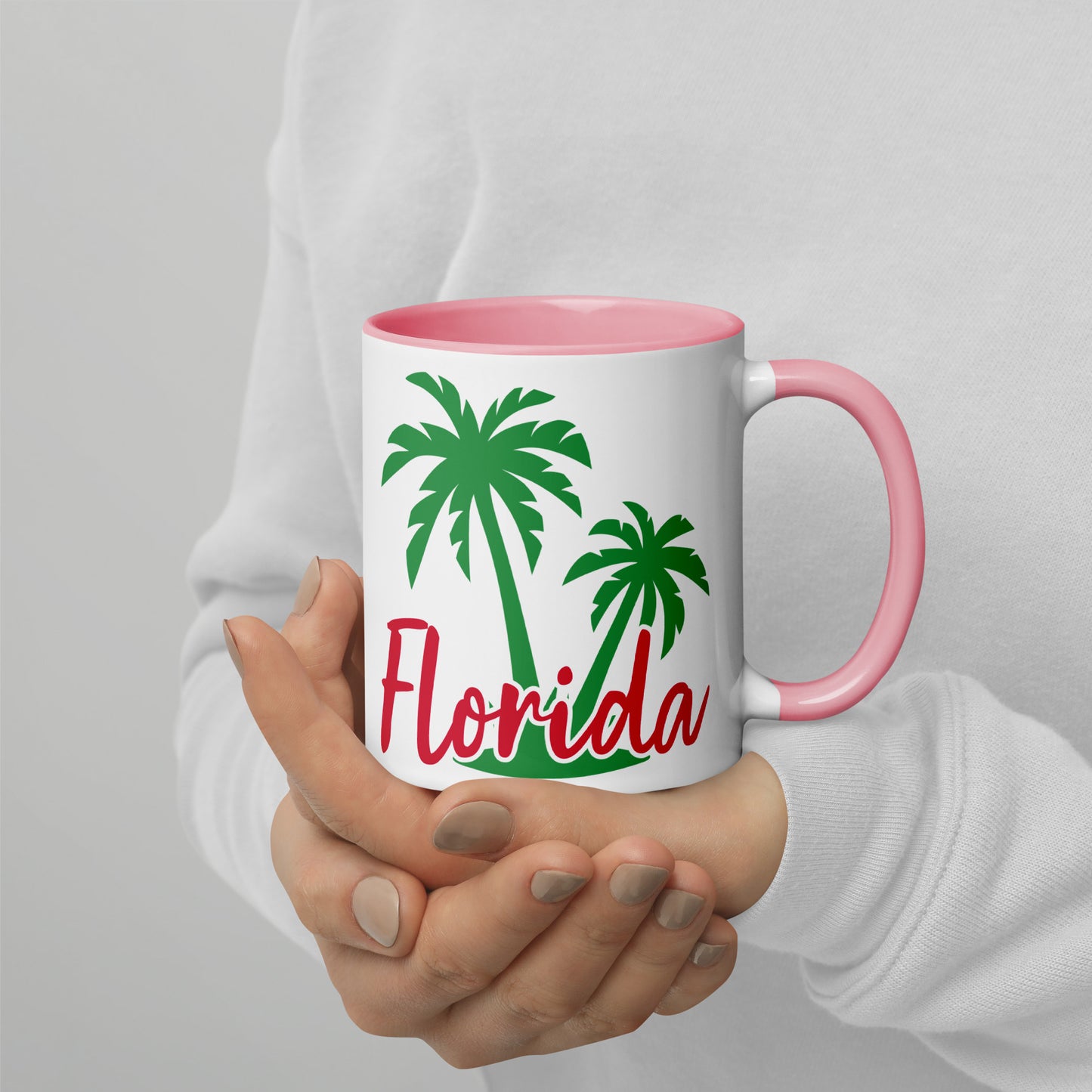 FLORIDA PALM TREES Mug - Florida Palm Tree Mugs - FL Palm Tree Mugs V2U