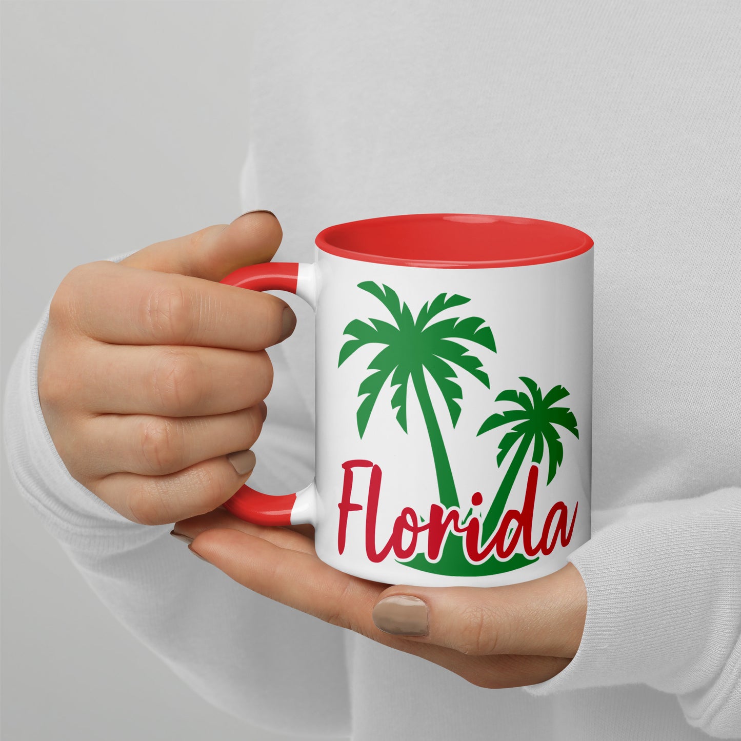 FLORIDA PALM TREES Mug - Florida Palm Tree Mugs - FL Palm Tree Mugs V2U