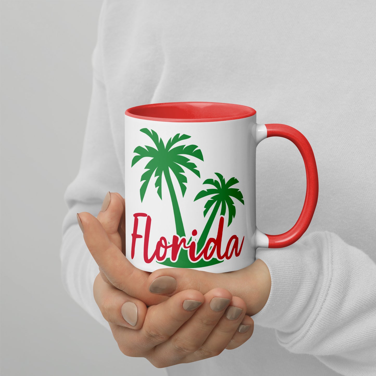 FLORIDA PALM TREES Mug - Florida Palm Tree Mugs - FL Palm Tree Mugs V2U