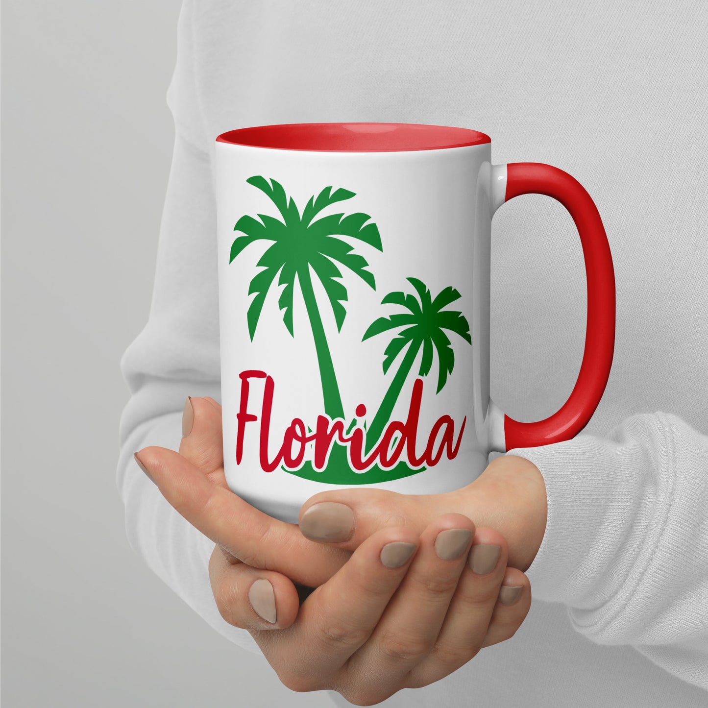 FLORIDA PALM TREES Mug - Florida Palm Tree Mugs - FL Palm Tree Mugs V2U