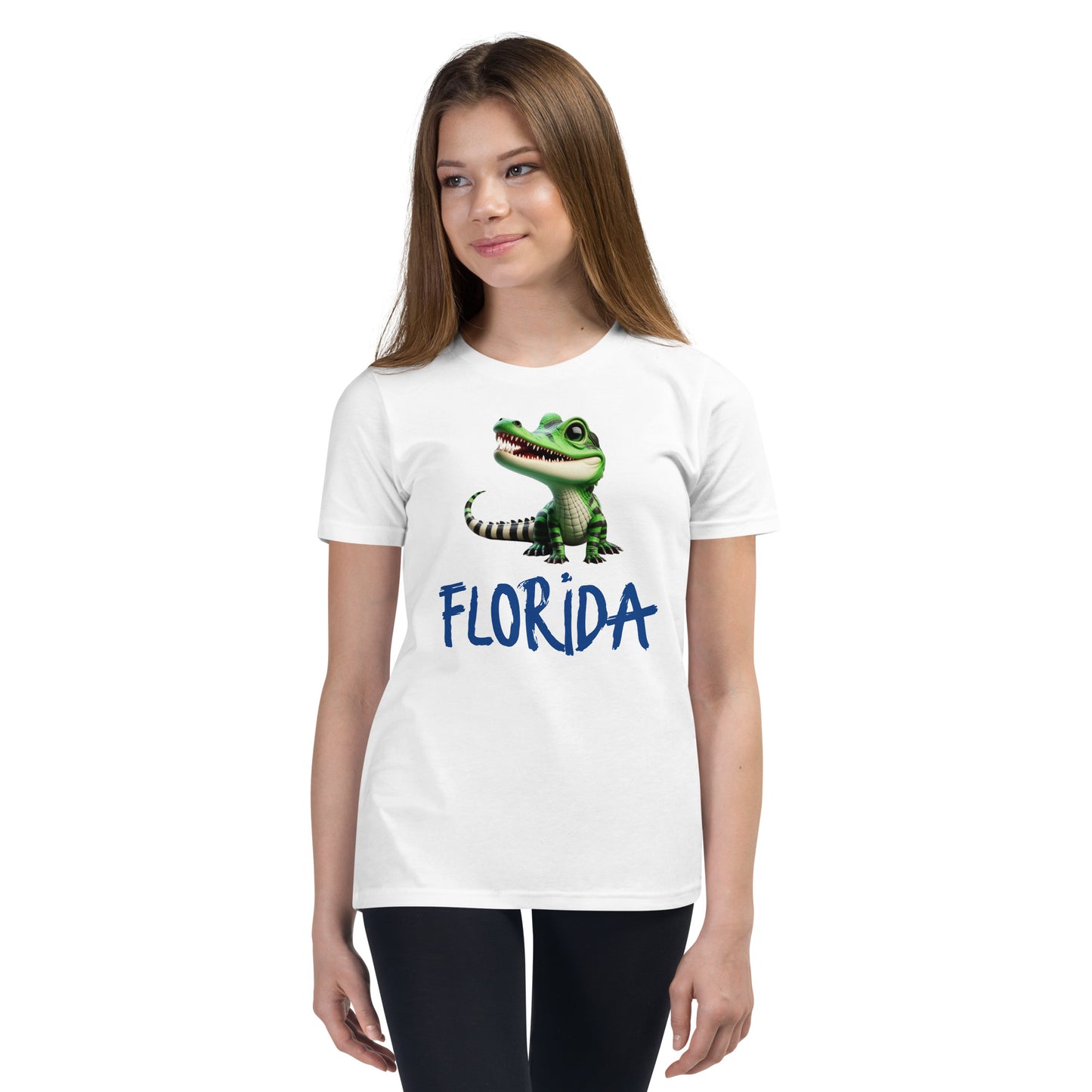 FLORIDA ALLIGATOR SHIRT - Youth Short Sleeve T-Shirt V2