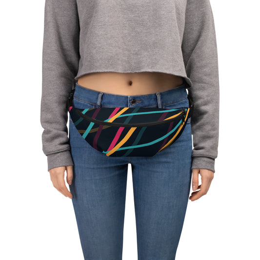 Florida Fanny Pack - Beach Vibes 90s Lines