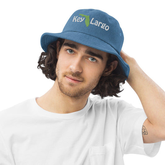 KEY LARGO FLORIDA - Denim bucket hat
