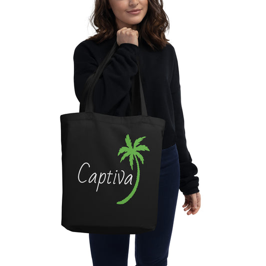 CAPTIVA FLORIDA W/ PALM TREE - Eco Tote Bag