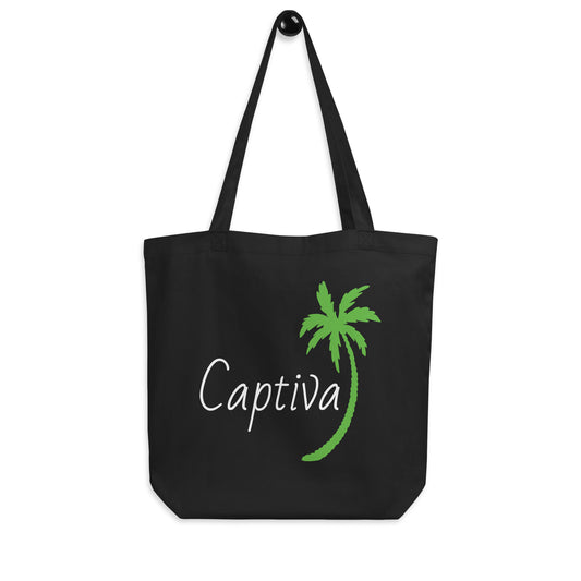CAPTIVA FLORIDA W/ PALM TREE - Eco Tote Bag