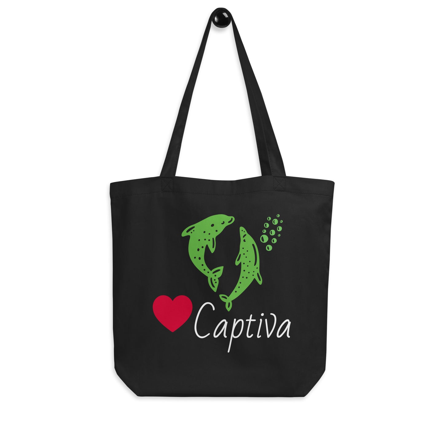 CAPTIVA ISLAND FLORIDA W/ DOLPHINS - Custom Eco Tote Bag