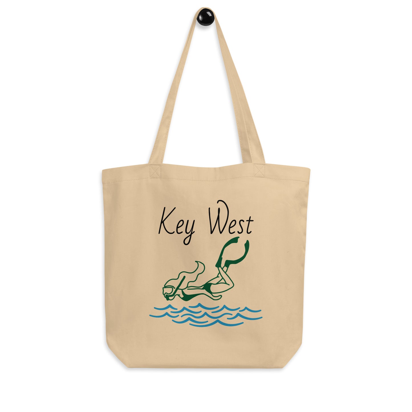 KEY WEST FLORIDA - Eco Tote Bag - SNORKELING / OCEAN