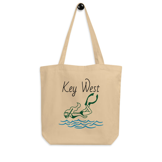 KEY WEST FLORIDA - Eco Tote Bag - SNORKELING / OCEAN