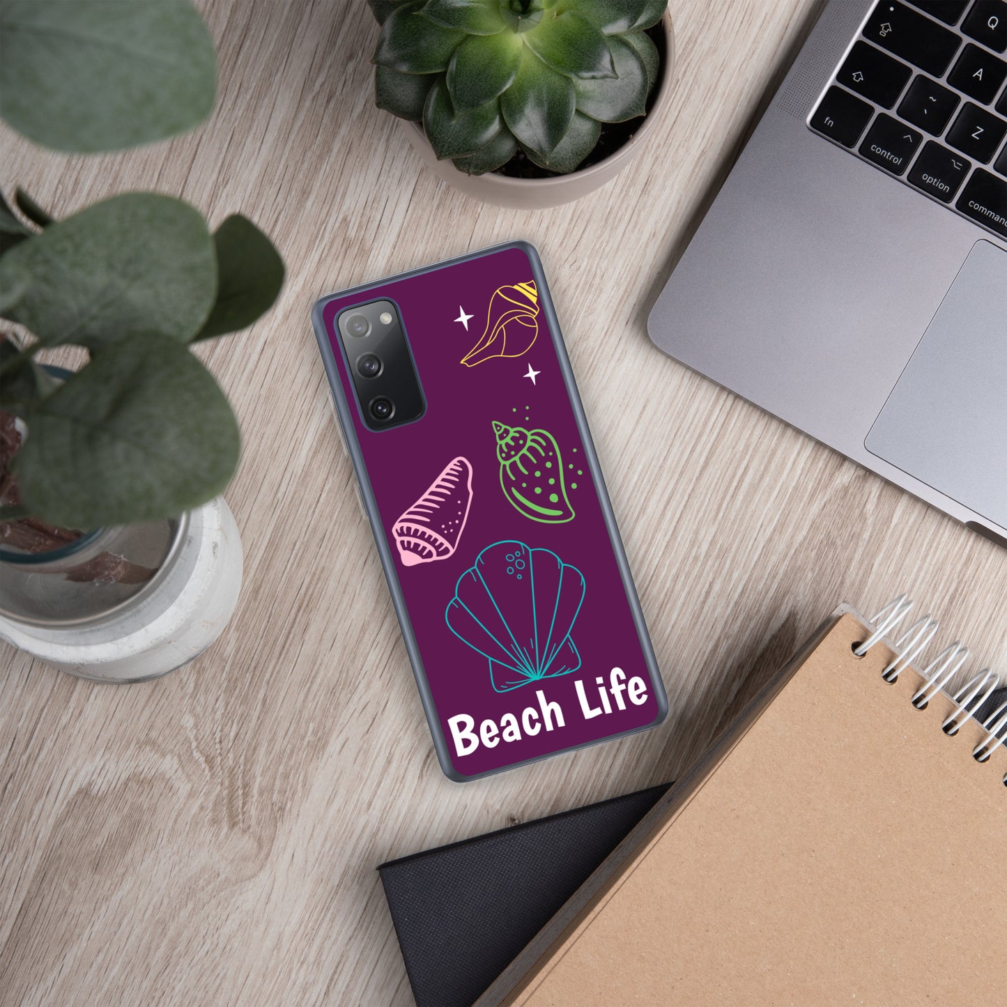 BEACH LIFE W/ SEA SHELLS - Samsung Case