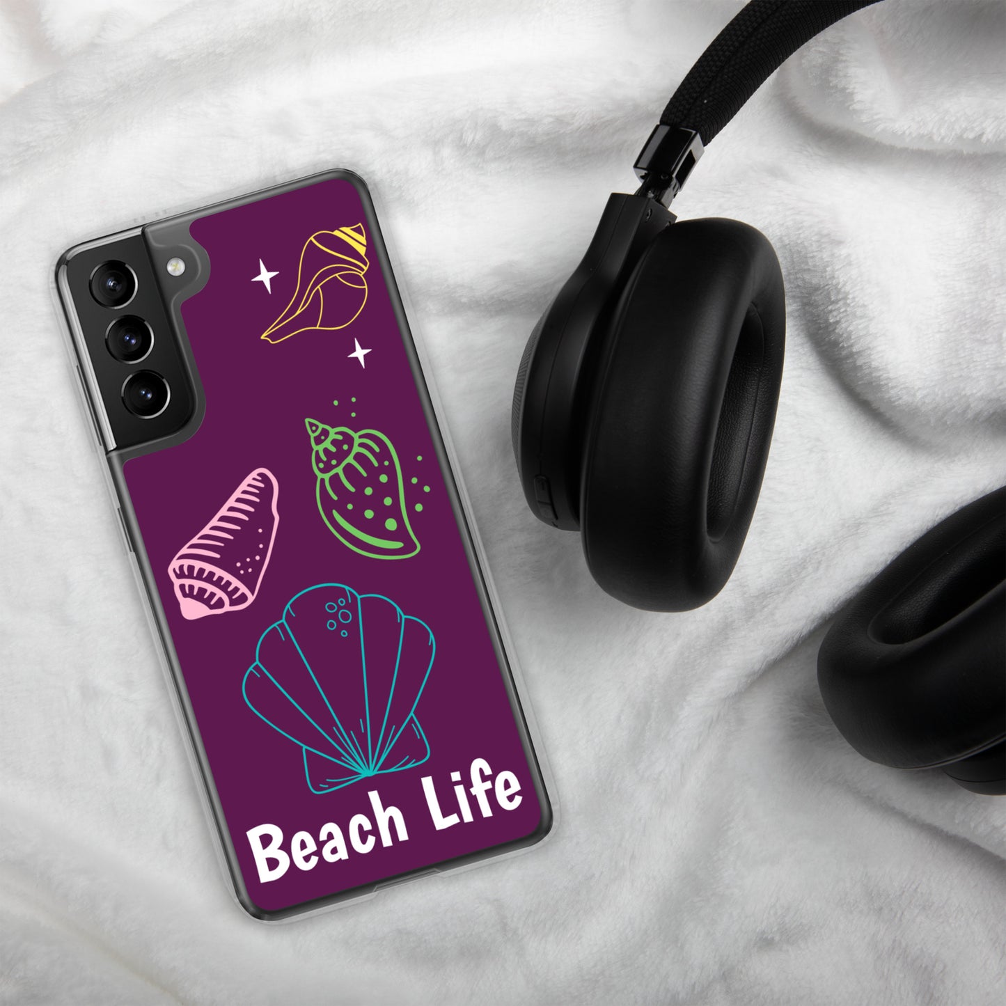 BEACH LIFE W/ SEA SHELLS - Samsung Case