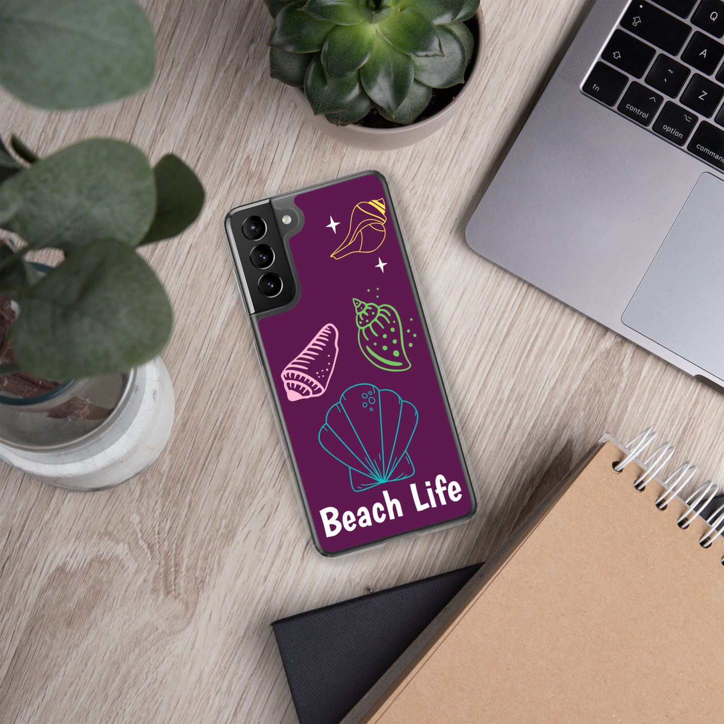 BEACH LIFE W/ SEA SHELLS - Samsung Case