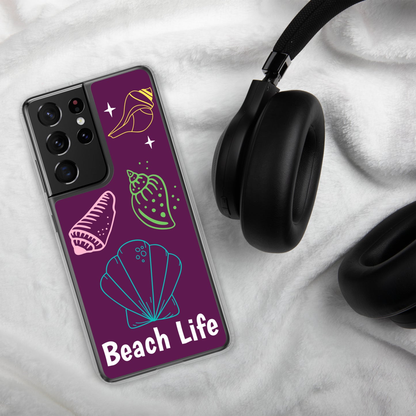 BEACH LIFE W/ SEA SHELLS - Samsung Case