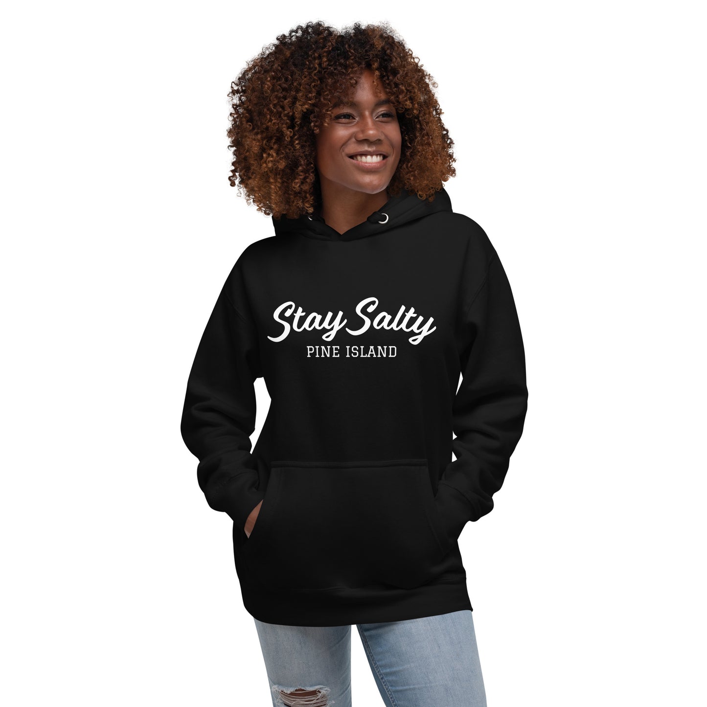 STAY SALTY - PINE ISLAND FLORIDA HOODIE - Unisex Premium Hoodie - Cotton Heritage M2580