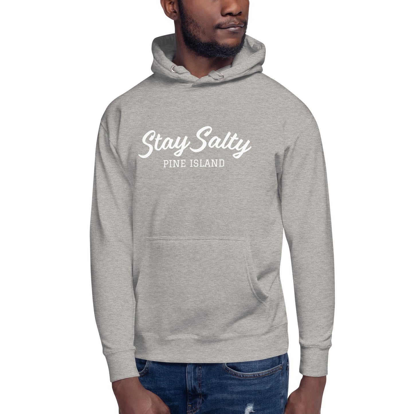 STAY SALTY - PINE ISLAND FLORIDA HOODIE - Unisex Premium Hoodie - Cotton Heritage M2580