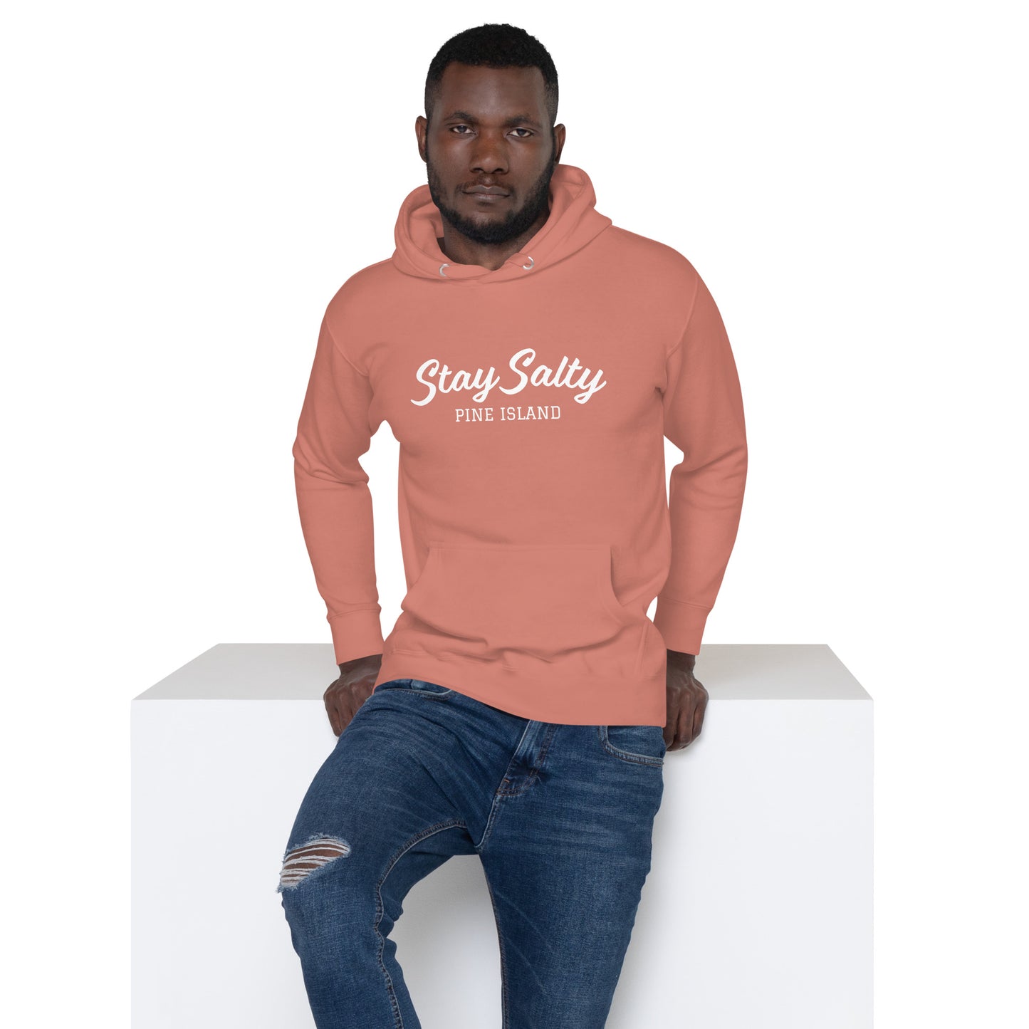 STAY SALTY - PINE ISLAND FLORIDA HOODIE - Unisex Premium Hoodie - Cotton Heritage M2580