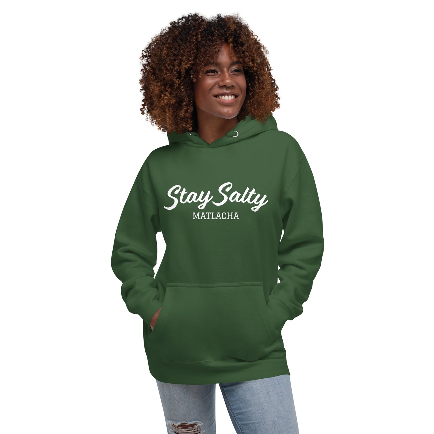 STAY SALTY - MATLACHA FLORIDA HOODIE - Unisex Premium Hoodie - Cotton Heritage M2580
