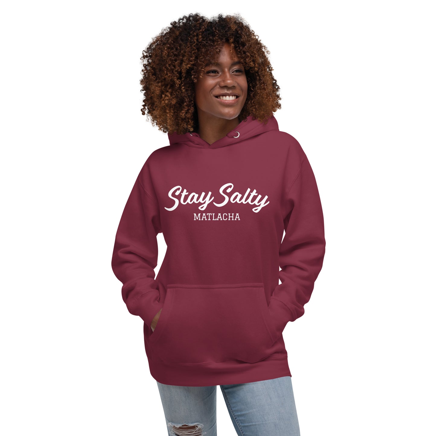 STAY SALTY - MATLACHA FLORIDA HOODIE - Unisex Premium Hoodie - Cotton Heritage M2580