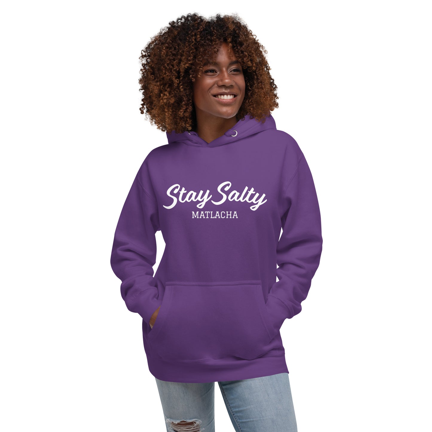 STAY SALTY - MATLACHA FLORIDA HOODIE - Unisex Premium Hoodie - Cotton Heritage M2580