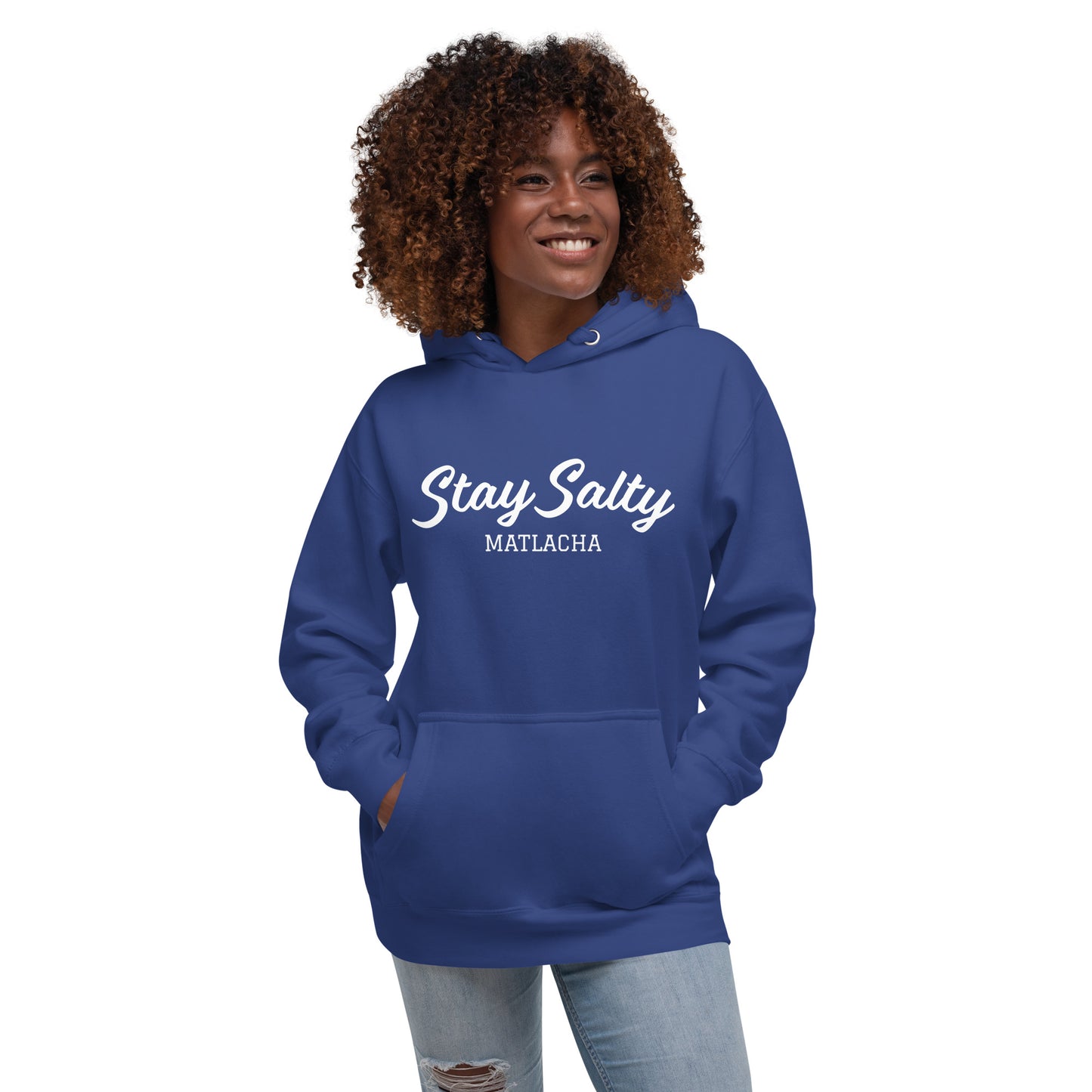 STAY SALTY - MATLACHA FLORIDA HOODIE - Unisex Premium Hoodie - Cotton Heritage M2580