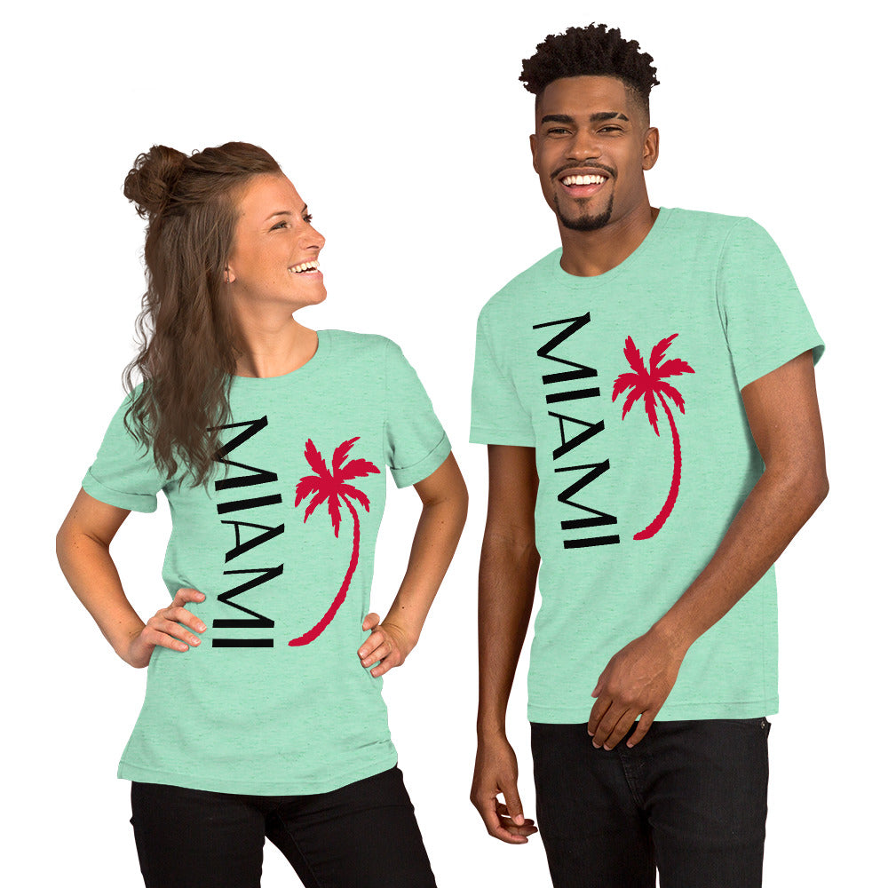MIAMI W/ PALM TREE - Unisex t-shirt