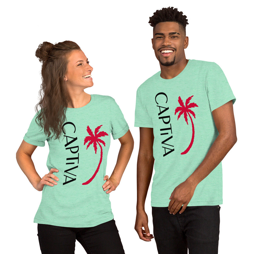 CAPTIVA W/ PALM TREE - Unisex t-shirt