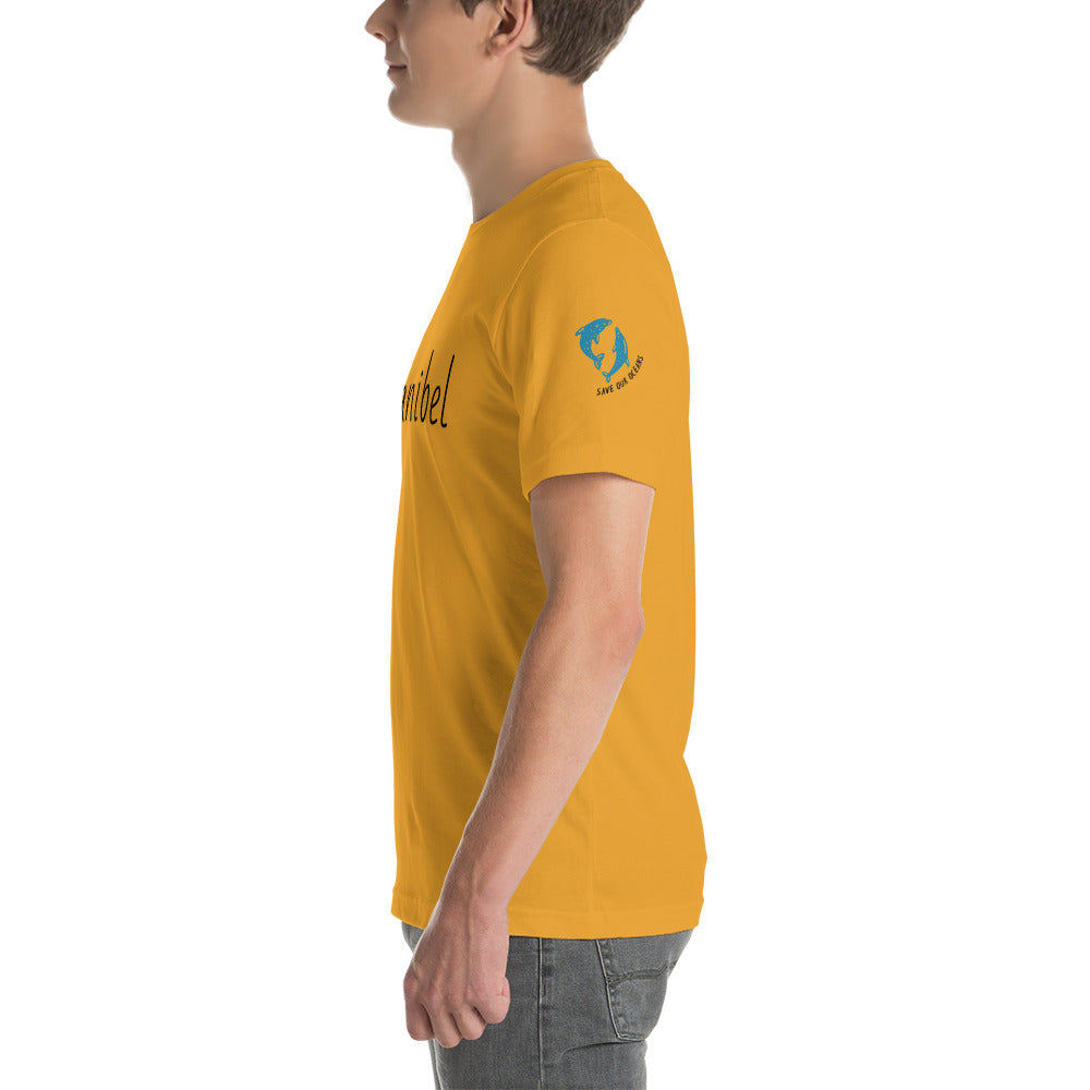 SANIBEL SHELLS & DOLPHINS ON LEFT SLEEVE - Florida Unisex t-shirt
