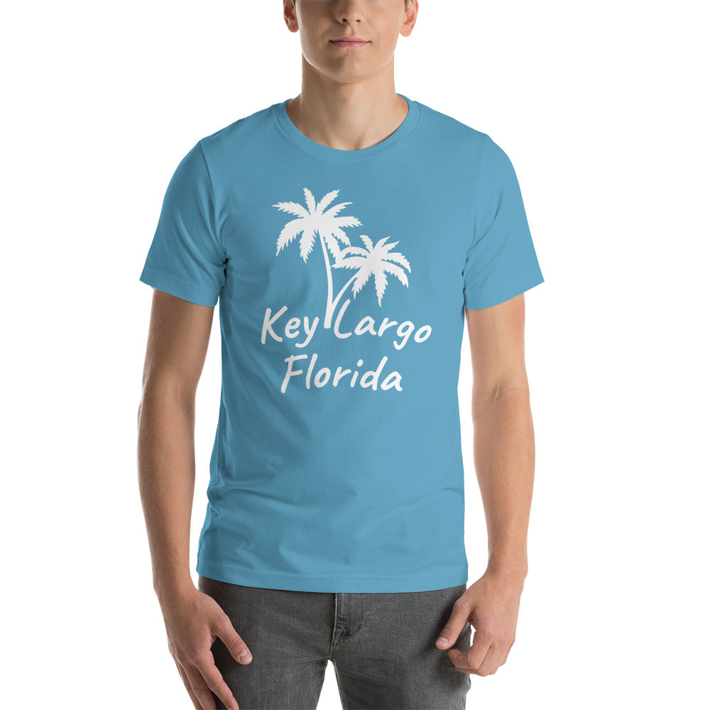 KEY LARGO FLORIDA WITH PALMS - Unisex t-shirt