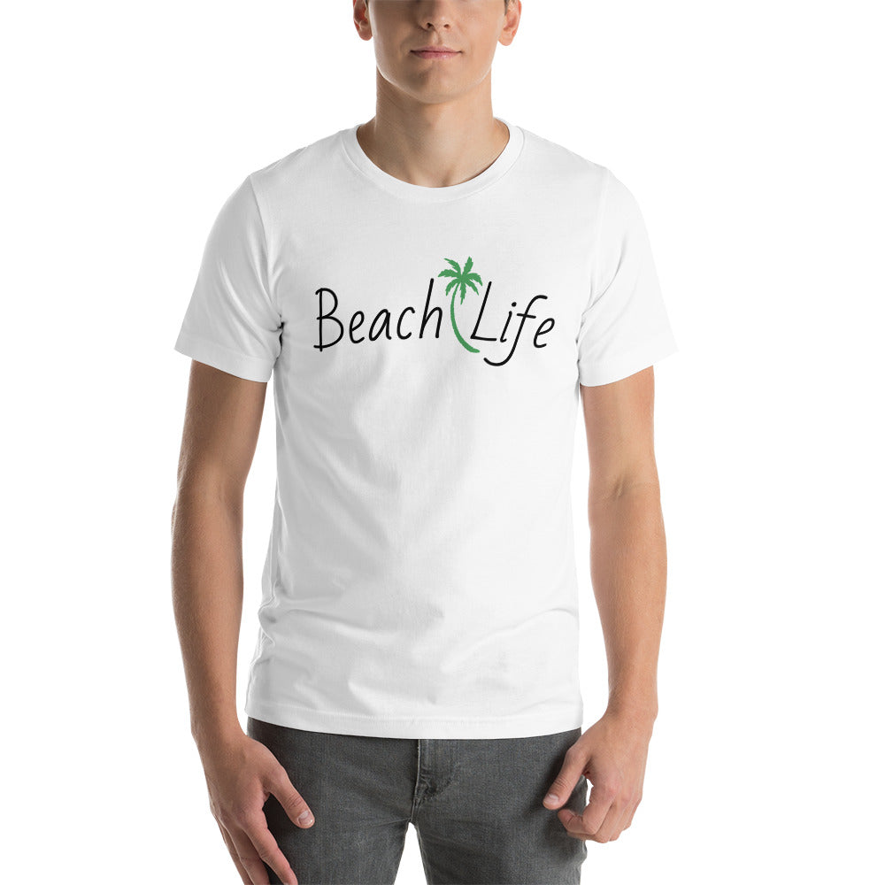 BEACH LIFE GREEN PALM - Unisex t-shirt