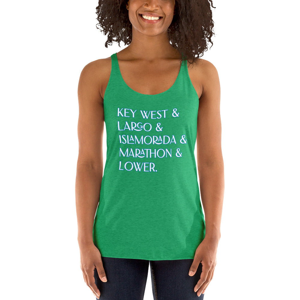 Florida Keys Women's Racerback Tank