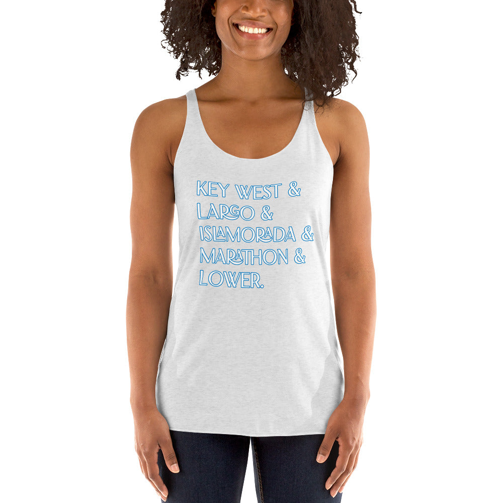 Florida Keys Women's Racerback Tank