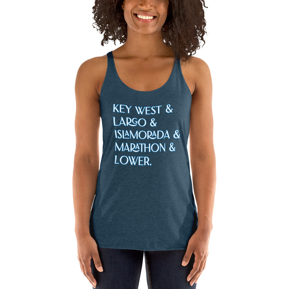 Florida Keys Women's Racerback Tank