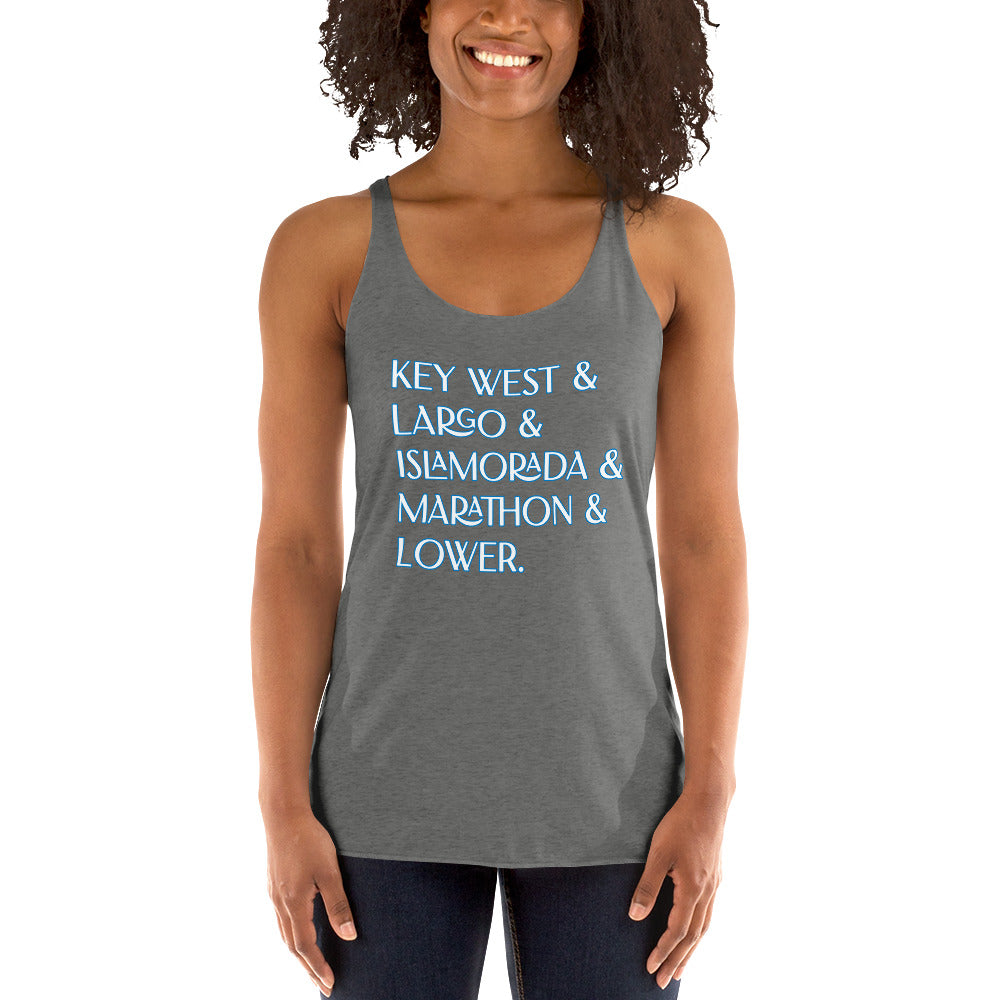 Florida Keys Women's Racerback Tank