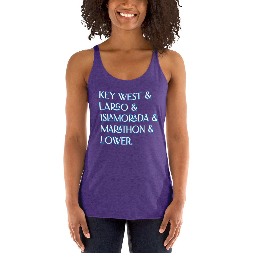 Florida Keys Women's Racerback Tank