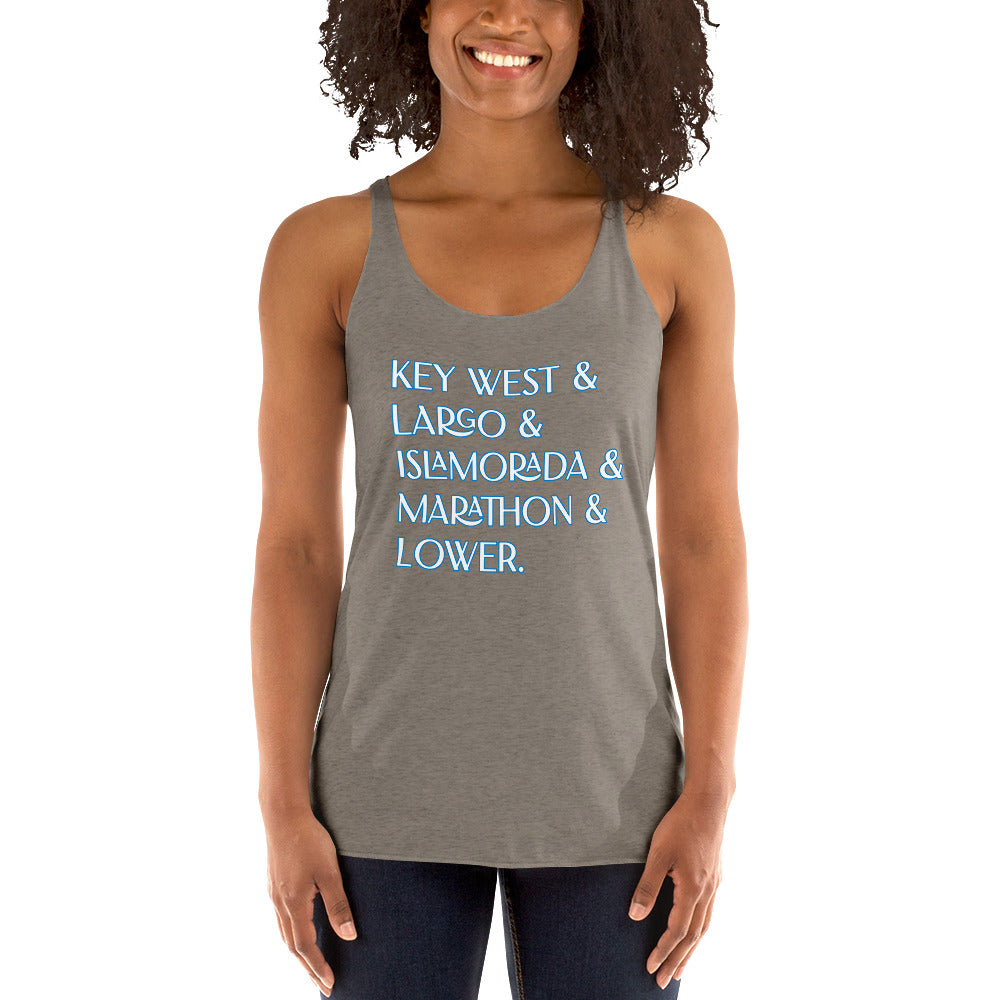 Florida Keys Women's Racerback Tank